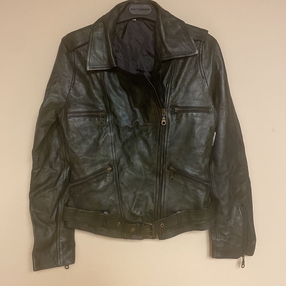 Womens faux leather jacket - Picture 5 of 11